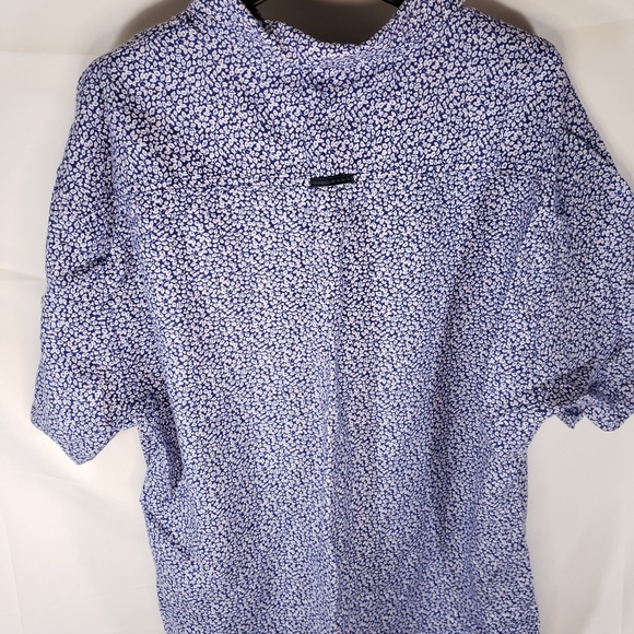 private member shrort sleeve floral pattern shirt - Picture 2 of 5